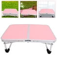 thumbnail image 1 of OUNONA  Household Foldable Table Folding Multifunctional Portable Pink, 1 of 8