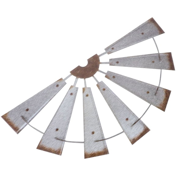 Tineasur Iron Windmill Wall Crafts Assorted Color Rustic Home Decor for Comfortable Interiors