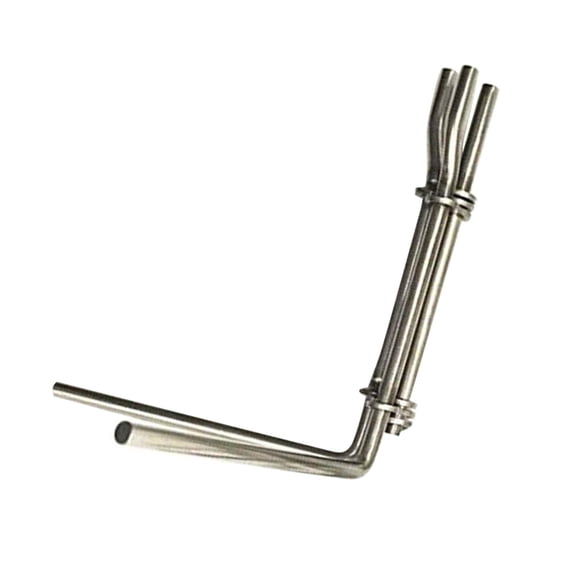 OUNONA Hydraulic Cylinder Sealing Rod Installation Tool Made of Durable Iron for Easy Piston Rod Sealing Silver 100mm