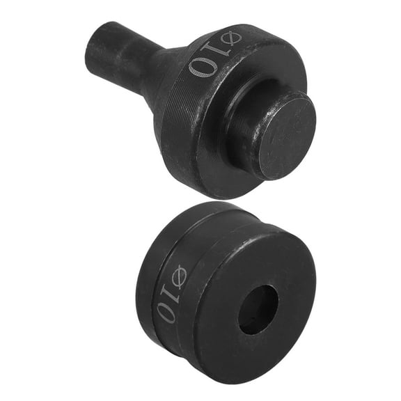 OUNONA Hydraulic Round Hole Punching Machine Mold Black Hollow Punch Cutter for Precision Punching