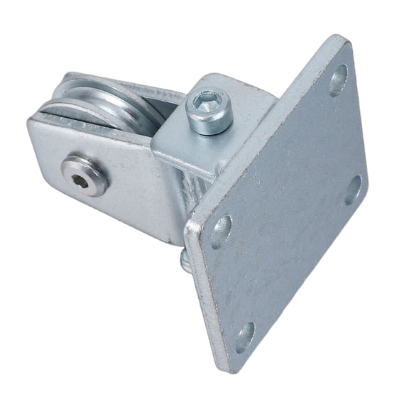 OUNONA Heavy Duty Steel Wire Rope Pulley U Shaped Silent Ceiling Mount for Industrial Use