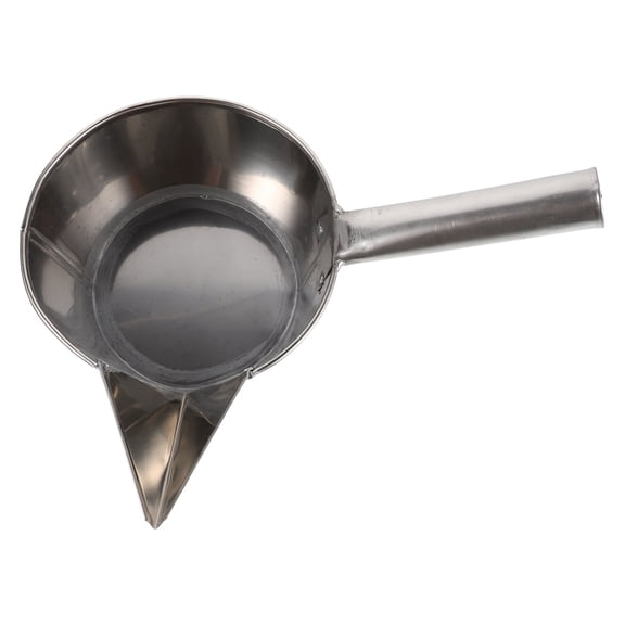 OUNONA Industrial Grade Stainless Steel Ceramic Slurry Ladle with Precision Water Scoop Spout for Accurate Pouring