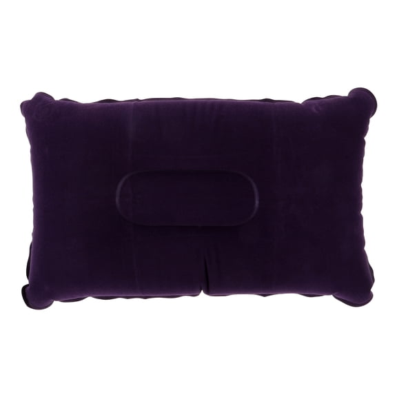 OUNONA Inflatable Pillow Blue Comfortable Design for Hiking and Outdoor Activities 1Set