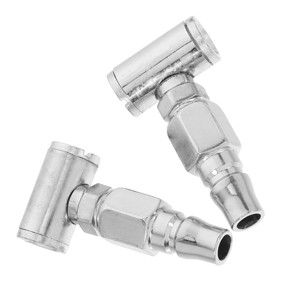 OUNONA Inflatable Pump Air Injector 6.53X3.22X2.00CM Silver