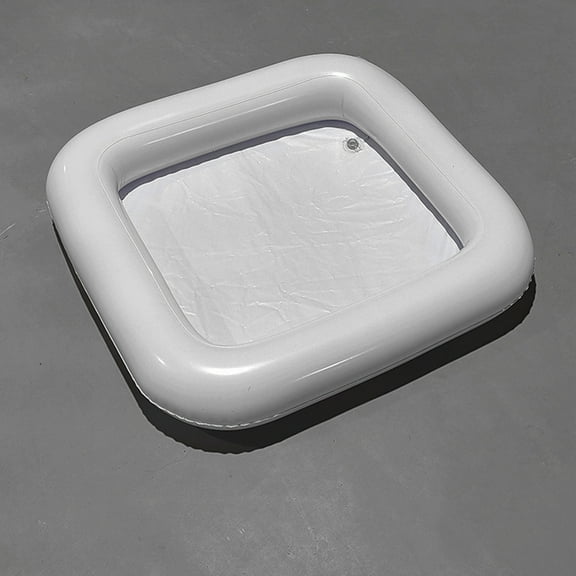 OUNONA Inflatable Serving Bar Buffet Food Drinks Inflatable Ice Tray Pool Ice Tray