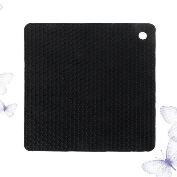 OUNONA  Insulation Pads Baking Mat Pot Mats for Countertop Heat Resistant Microwave Oven Dinner Blue