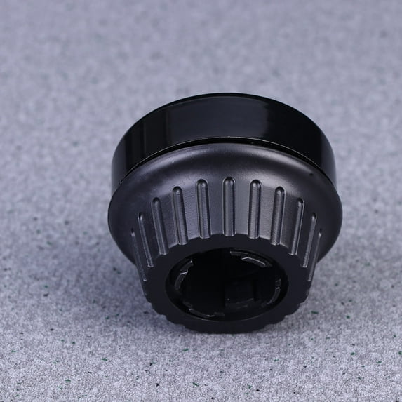 OUNONA Invisible Bell Mountain Bike Bell Simple Rotate Stylish Bike Riding Horn Compatible for 22.2MM Diameter Handlebar (Black Style)