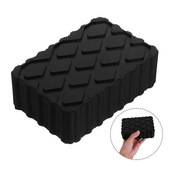 OUNONA Jack Pad Camper Jack Pad Jack Pinch Weld Pad Leveling Jack Support Camper Jack Stabilizer Rubber Lift Block Jack Rubber Pad Camper Stabilizer Block Floor Jack Pad
