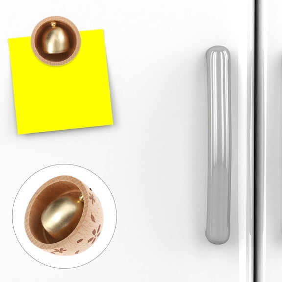 OUNONA Retro Vintage Fridge Magnets Synthetic Material Document Holder Home Decoration 1Set