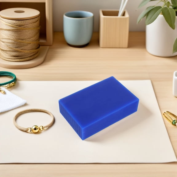 OUNONA Jewelry Carving Wax Block Blue Rectangle for Mold Making and Creative DIY Crafting Projects