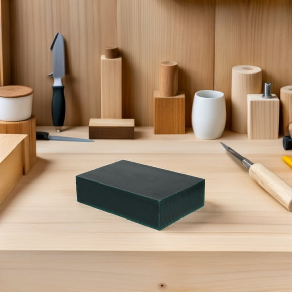 OUNONA Jewelry Casting Wax Block Green Rectangle Easy to Cut Mold for Jewelry Prototyping