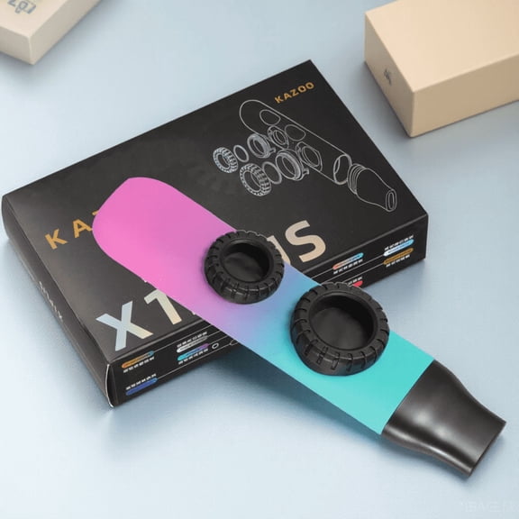 OUNONA Portable Kazoo with Adjustable Tone, Compact Size Performance Kazoo for Kids and Adults, 1 Set