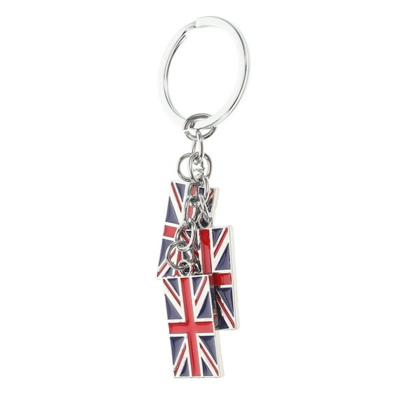OUNONA  Key Chains for Car Keys Enamel British Style Keychain