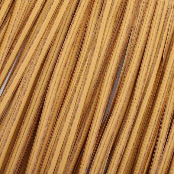 OUNONA Khaki Artificial Thatch Panel for Garden Decor, Lightweight Simulated Straw Roof, Ideal for Landscaping Projects