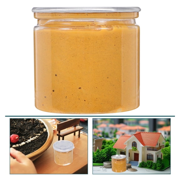 OUNONA Landscape Modeling Material Khaki Synthetic Mud for Military Diorama and Garden Scenes