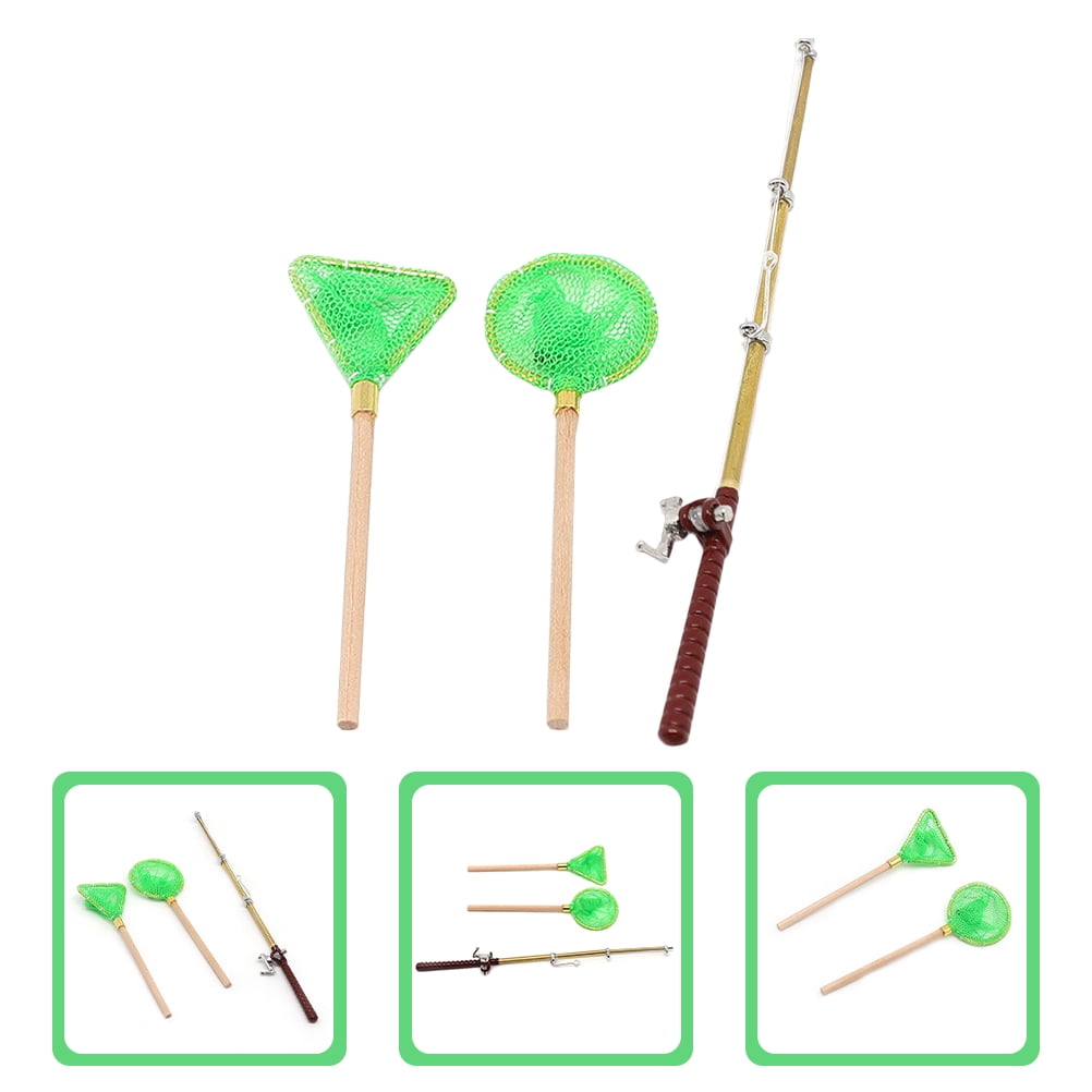 OUNONA Kids Fishing Rod Mini Fishing Rod 17.00X0.90X0.90CM