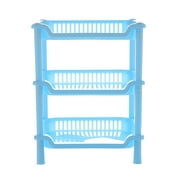 OUNONA Kitchen Basket Bedroom Storage Corner Tray Shelf Rack Small Unit Shelving Vegetable Fruit Shelves Display Makeup
