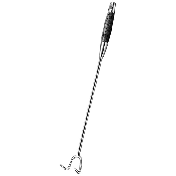 WEAVILUX Grill Hanger Meat Hook Silver Hanging Meat Home Cooks 1Set