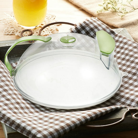 OUNONA  Kitchen Transparent Food Cover Microwave Meal Covers Magnetic for