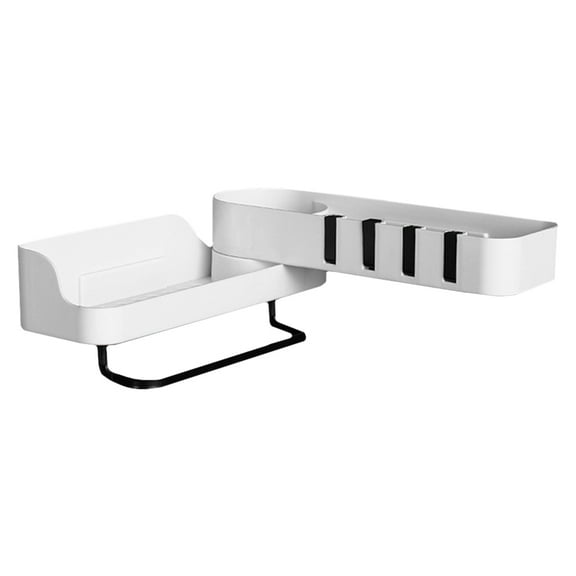 OUNONA  Kitchen Wall Shelf Convenient Storage Rack Corner