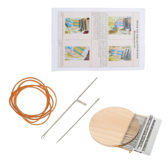 OUNONA Knitting Machines for Adults Mini Loom Mending Clothing Child 19X12.5cm