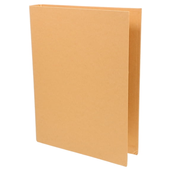 OUNONA Kraft Paper Binder Refillable Notebook Cover Loose-leaf Notebook Shell Students Binder Shell Binder Cover Binder Notebook Binder Cover Kraft Paper Binder Reusable Notebook Shell