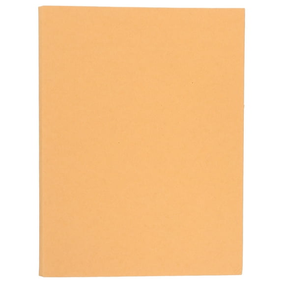 OUNONA Refillable Loose Leaf Notebook Cover Kraft Paper Binder Cover 1 Set