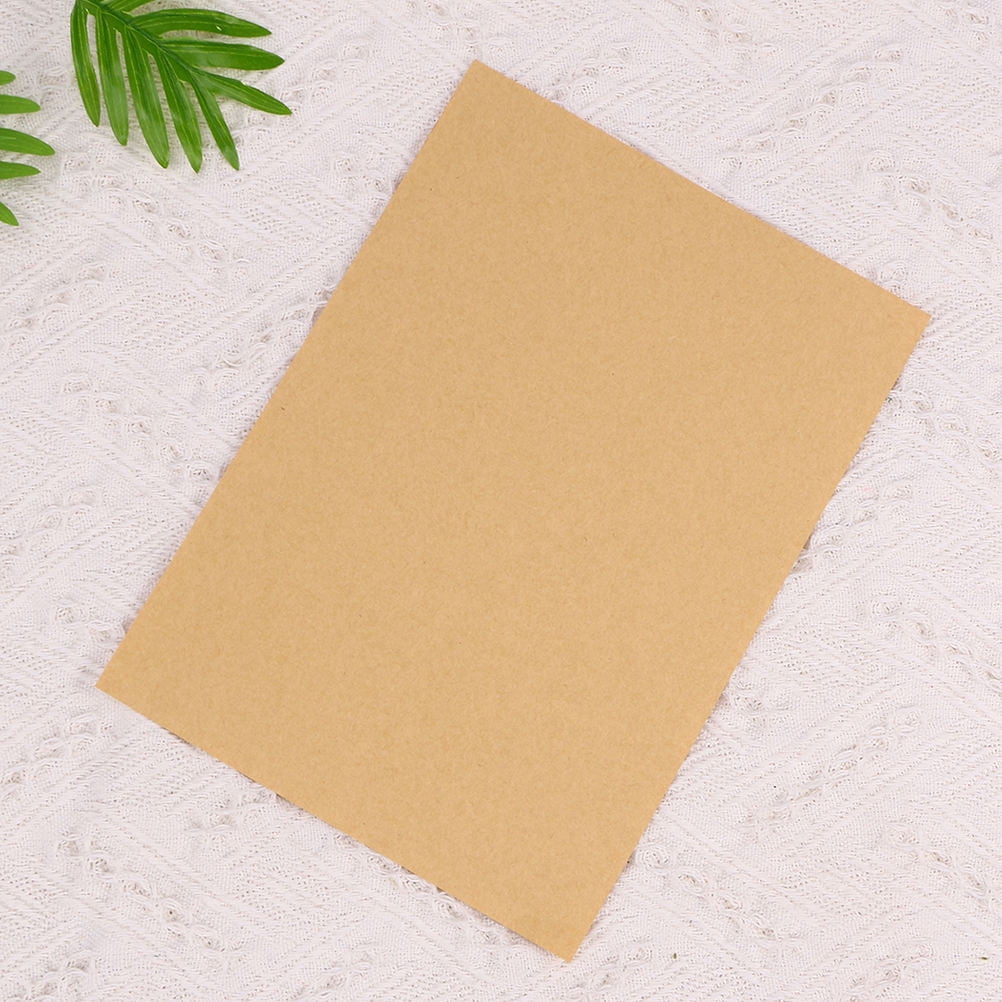 OUNONA Kraft Wrapping Paper in Khaki Color for Craft Projects, Folding, Scrapbooking, and Uses