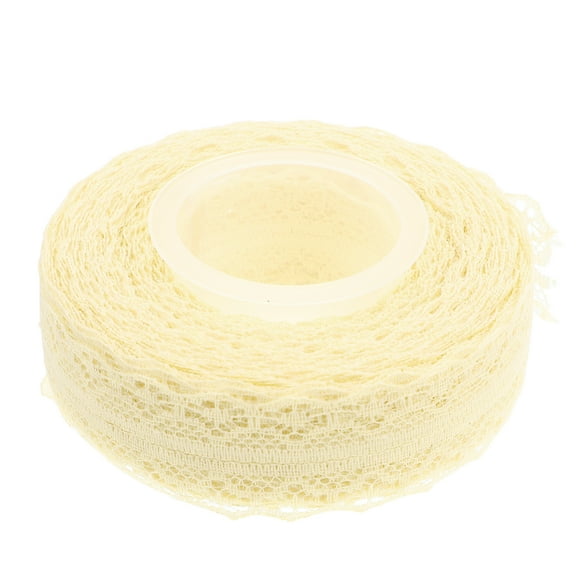OUNONA Lace Ribbon Roll for Crafts and Wedding Decorations, Elegant Decorative Trim for Wrapping and Special Occasions