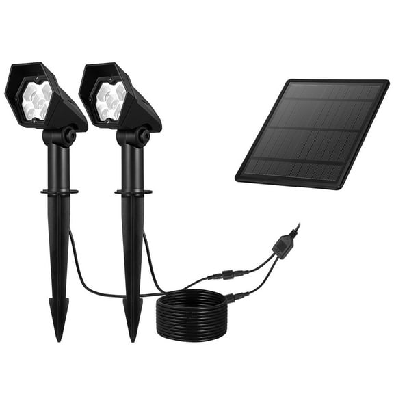 OUNONA Outdoor Solar Pawn Lights with High Brightness LED and Anti Glare Lens for Lawn and Courtyard