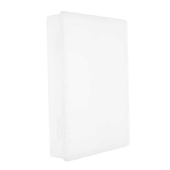 OUNONA Transparent Large Capacity File Holder and Desktop Document Organizer for Office and Home Paper Storage Box