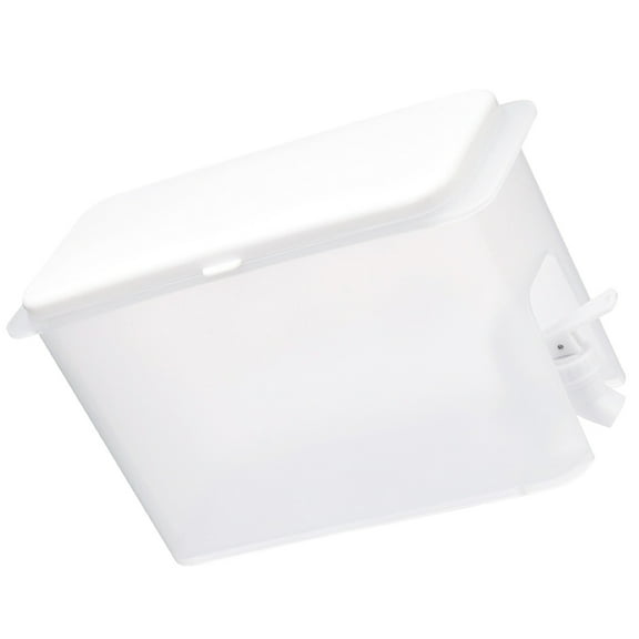 OUNONA Large Capacity Laundry Detergent Container Dispenser Liquid Washing Powder White