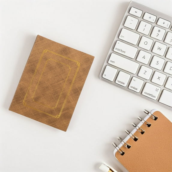 OUNONA Large Photo Album Presentation Book With Plastic Sleeves For Document Display Company Event Marketing