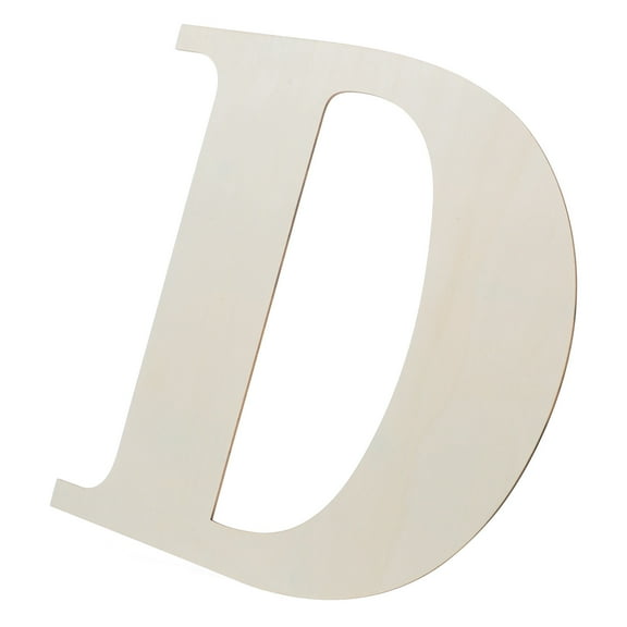 OUNONA Large Wall Letter Wooden Hanging Letter Wooden Alphabet Decor Wood Decoration Wood Alphabet Decoration Decorative Wood Applique Blank Hanging Sign