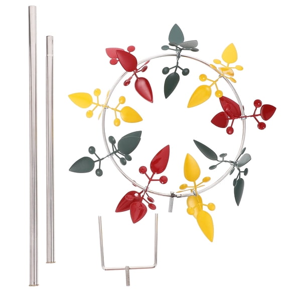 OUNONA Large Wind Spinner Outdoor Metal Windmill Spinner Metal Large Wind Sculptures For Outdoor Yard Patio Lawn Garden Decor
