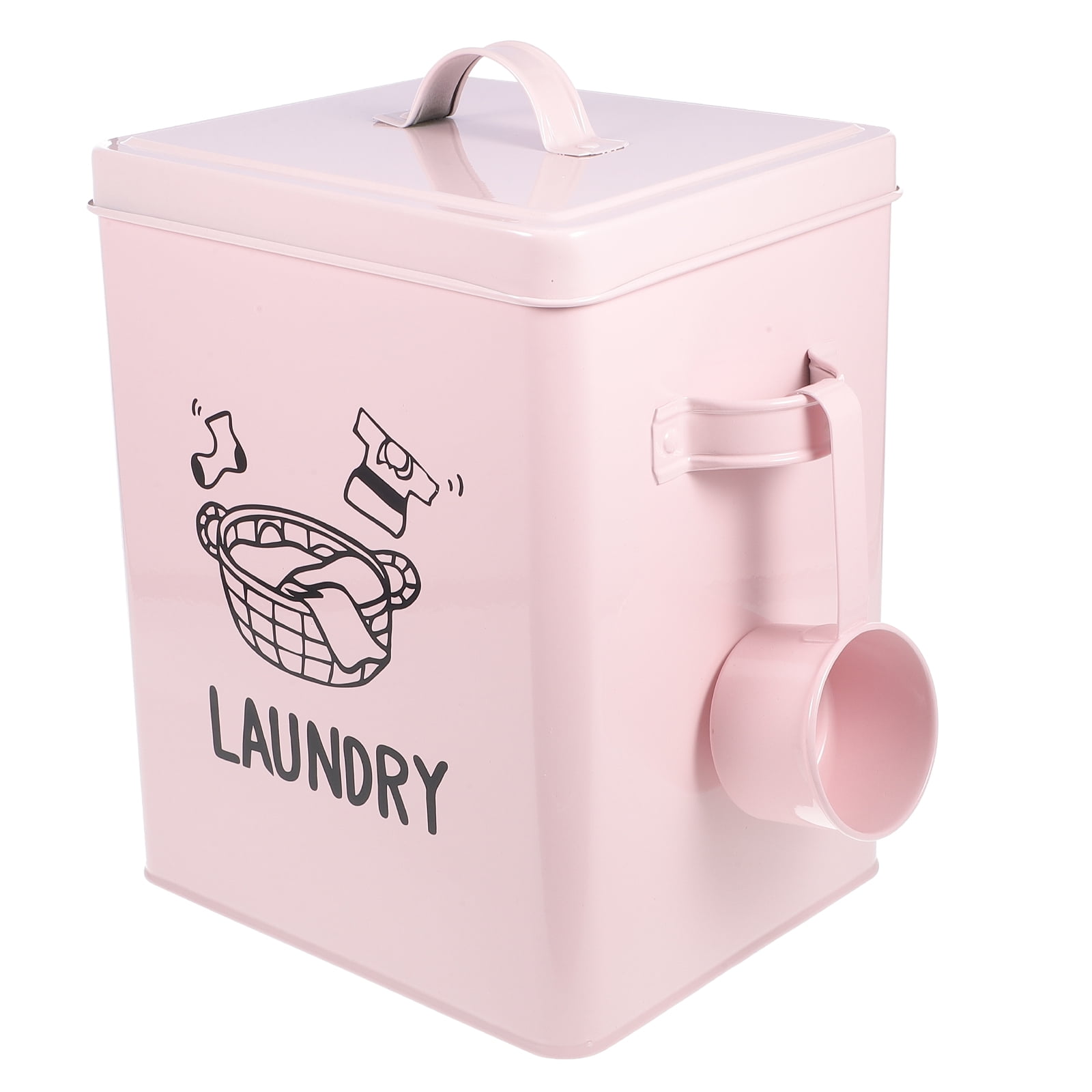 OUNONA Laundry Powder Detergent Container Holder Storage Box Washing