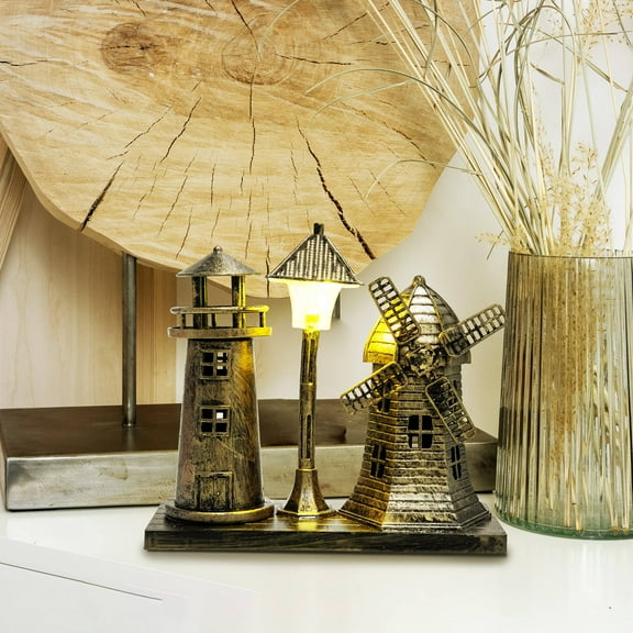 OUNONA Led Night Lamp Lighthouse Tower Shape Night Lighting for Families 1Pcs