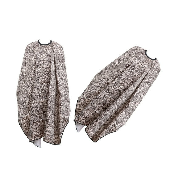 OUNONA Leopard Cape for Hair Stylist Cosmetology Capes for Clients Durable and Water 1Pcs