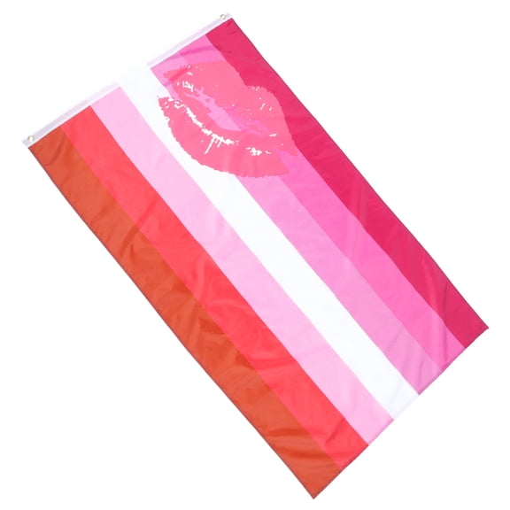 DRAFIDEEP Lesbian Flag Polyester Pride Design 1Pack 59x35in