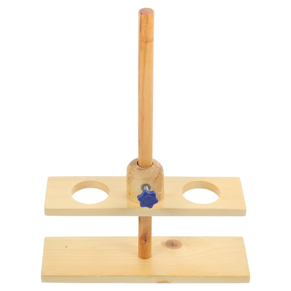 OUNONA Light Brown Laboratory Stand Made of Synthetic Materials for Teaching Great Helper in Chemical Experiments 1Pc