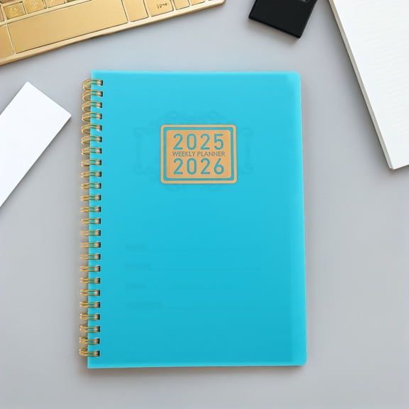 OUNONA Light Green Daily Planner Notebook for Effective Time Management and Organized Schedule Planning