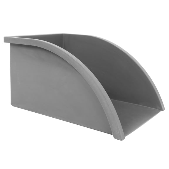 OUNONA Light Grey Rainwater Splash Guard Tray with Plastic Catchment Pan for Downspouts, Protects Foundations and Landscaping