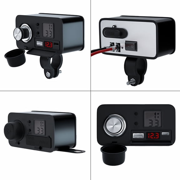 OUNONA Lighter for Motorcycle USB Charger with Material for Mobile Phone 1Pack