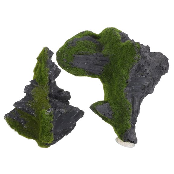 OUNONA Lightweight Floating Aquarium Rock with Natural Stone Look for Easy Installation and Aquascaping