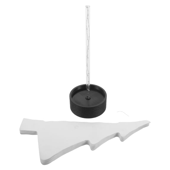 OUNONA Lightweight Foldable Paper Christmas Tree White Honeycomb Table Centerpiece