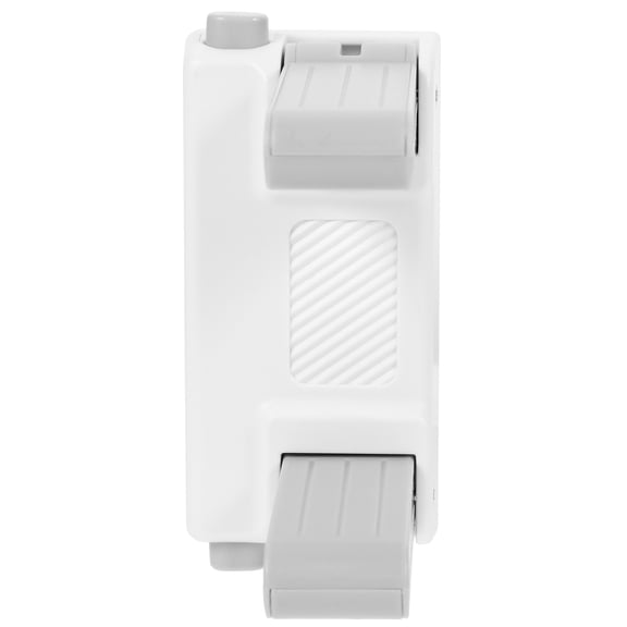 OUNONA Childproof Door Lock White ABS Pom Sturdy Non-Marking Adhesive Easy Unlock