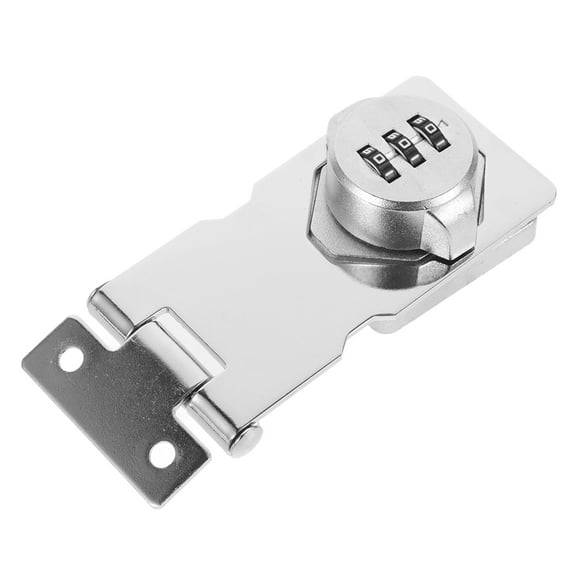 NUOLUX Locks For Cabinets Combination Lock Silver Zinc Alloy 1Pcs