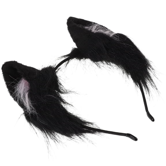 OUNONA Soft Plush Cat Ears Headband Multi Realistic Lolita Style for Playful Touch