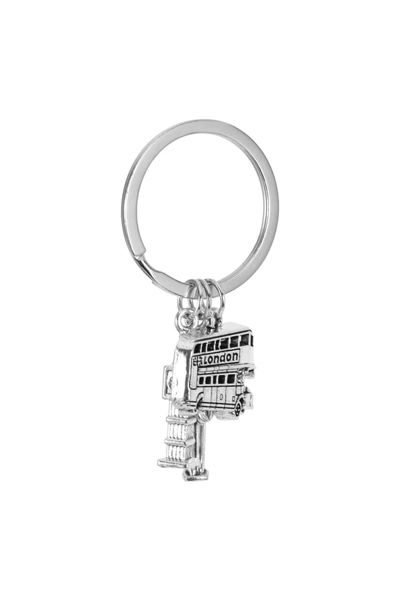 London Bus Keychain Pendant Keychain Decorative Keychain Metal Keychain Soldier Keychain