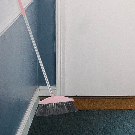 FOLOYORI Broom Pink Stainless Steel 1Pcs 34.19X11.00X1.18In